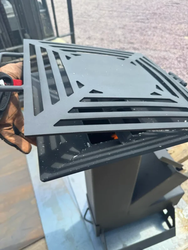 Grill Top - Rocket Stove Lunar Lander Grill Top