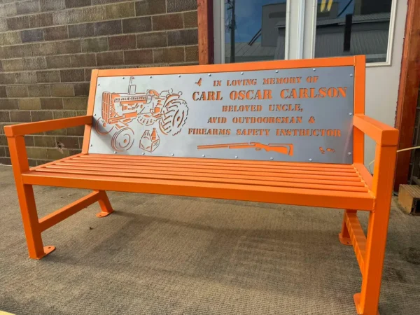 Custom Memorial Bench